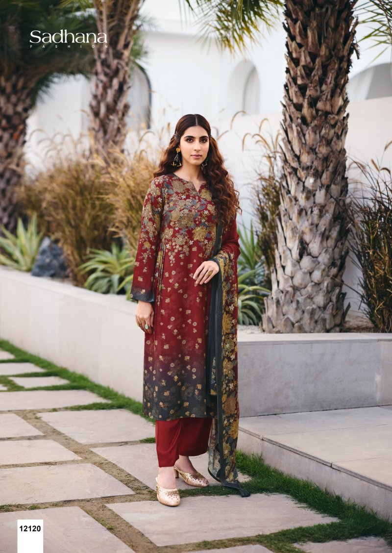 Ether Vol 2 By Sadhana Viscos Pashmina Dress Material 